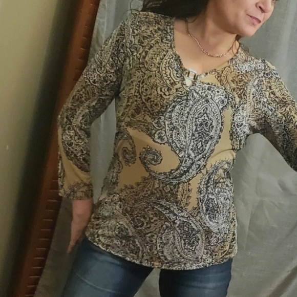 Jaclyn Smith top size M - Picture 6 of 8